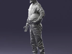 man in motorcycle clothes 0276 3D Model