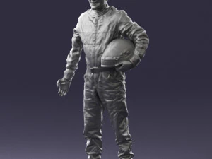 man in motorcycle clothes 0276 3D Model