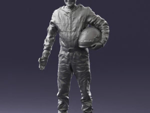 man in motorcycle clothes 0276 3D Model