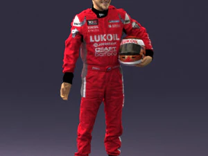 मोटरसाइकिल के कपड़े पहने आदमी 0276 3डी प्रिंट तैयार 3D प्रिंट मॉडल