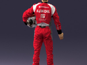 man in motorcycle clothes 0276 3d print ready Model Cetak 3D