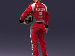 मोटरसाइकिल के कपड़े पहने आदमी 0276 3डी प्रिंट तैयार 3D प्रिंट मॉडल