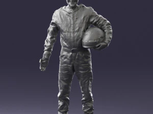 मोटरसाइकिल के कपड़े पहने आदमी 0276 3डी प्रिंट तैयार 3D प्रिंट मॉडल