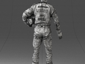 man in motorcycle clothes 0276 3d print ready Model Cetak 3D