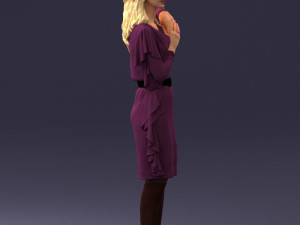 woman in pose 0222 3d print ready Modelo de impresión 3D
