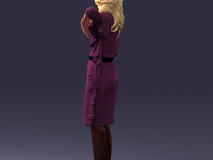 woman in pose 0222 3d print ready Modelo de impresión 3D
