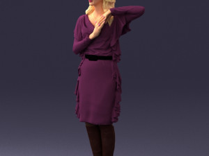 woman in pose 0222 3d print ready Modelo de impresión 3D