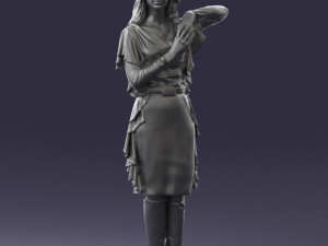 woman in pose 0222 3d print ready Modelo de impresión 3D