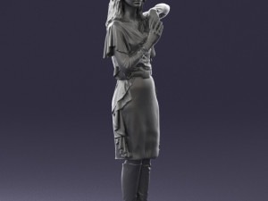 woman in pose 0222 3d print ready Modelo de impresión 3D