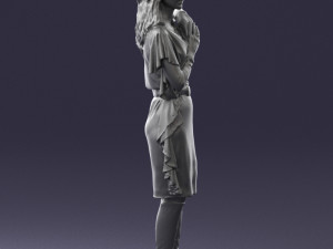 woman in pose 0222 3d print ready Modelo de impresión 3D