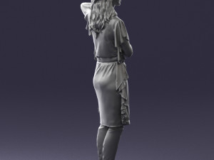 woman in pose 0222 3d print ready Modelo de impresión 3D