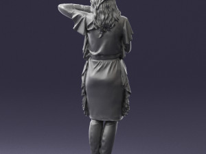 woman in pose 0222 3d print ready Modelo de impresión 3D