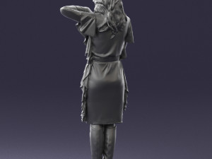 woman in pose 0222 3d print ready Modelo de impresión 3D