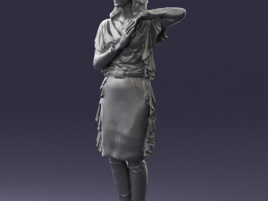 woman in pose 0222 3d print ready Modelo de impresión 3D