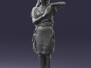 woman in pose 0222 3d print ready Modelo de impresión 3D