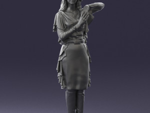 woman in pose 0222 3d print ready Modelo de impresión 3D