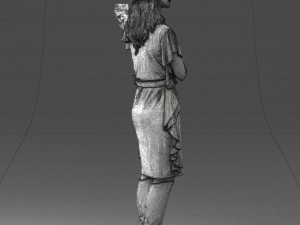 woman in pose 0222 3d print ready Modelo de impresión 3D