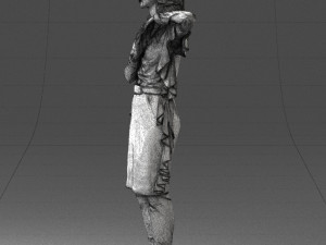 woman in pose 0222 3d print ready Modelo de impresión 3D