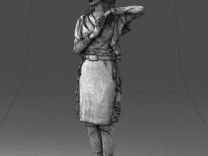 woman in pose 0222 3d print ready Modelo de impresión 3D