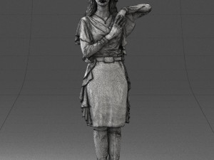 woman in pose 0222 3d print ready Modelo de impresión 3D