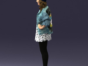woman in pose 0225 3D Print Model