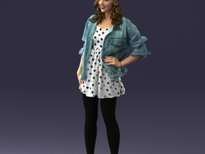 woman in pose 0225 3D Print Model