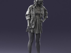 woman in pose 0225 3D Print Model