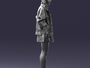 woman in pose 0225 3D Print Model