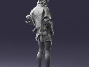 woman in pose 0225 3D Print Model