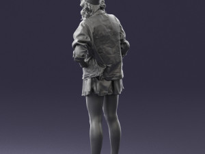 woman in pose 0225 3D Print Model