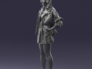 woman in pose 0225 3D Print Model