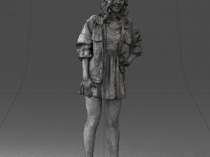 woman in pose 0225 3D Print Model