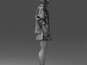 woman in pose 0225 3D Print Model