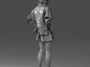 woman in pose 0225 3D Print Model