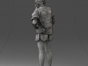 woman in pose 0225 3D Print Model