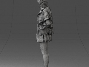 woman in pose 0225 3D Print Model