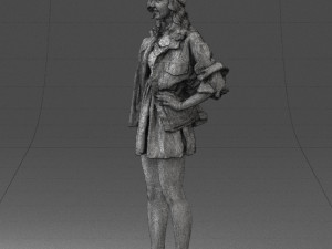 woman in pose 0225 3D Print Model