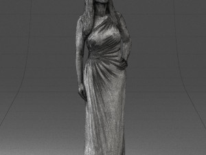 woman in pink dress 0228 3d print ready 3D Print Model