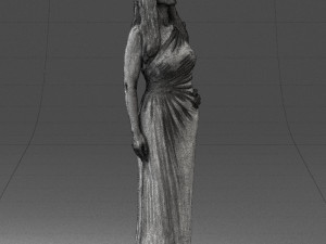 woman in pink dress 0228 3d print ready 3D Print Model