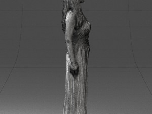 woman in pink dress 0228 3d print ready 3D Print Model