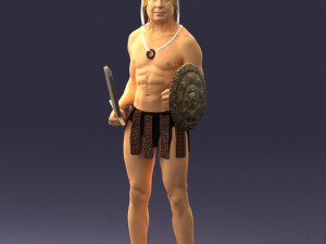 male gladiator 0230 3D Model