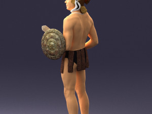 male gladiator 0230 3D Модель