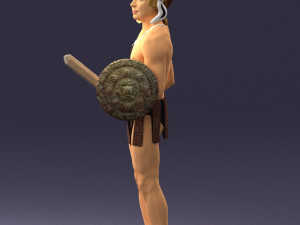 male gladiator 0230 3D Модель