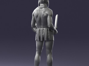 male gladiator 0230 3D Модель