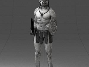 male gladiator 0230 3D Модель