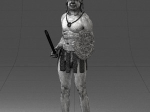 male gladiator 0230 3D Модель