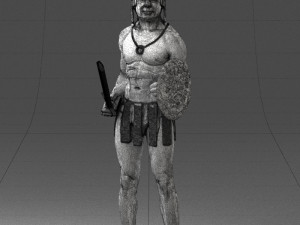 male gladiator 0230 3D Модель
