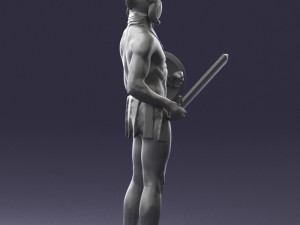 male gladiator 0230 3d prinr ready 3Dプリントモデル