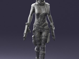 woman with 0231 Modelo 3D