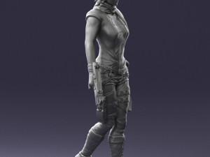 woman with 0231 Modelo 3D